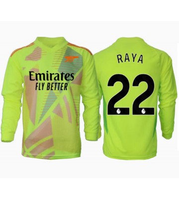Arsenal David Raya #22 Målvakt Hemmatröja 2024-25 Långärmad